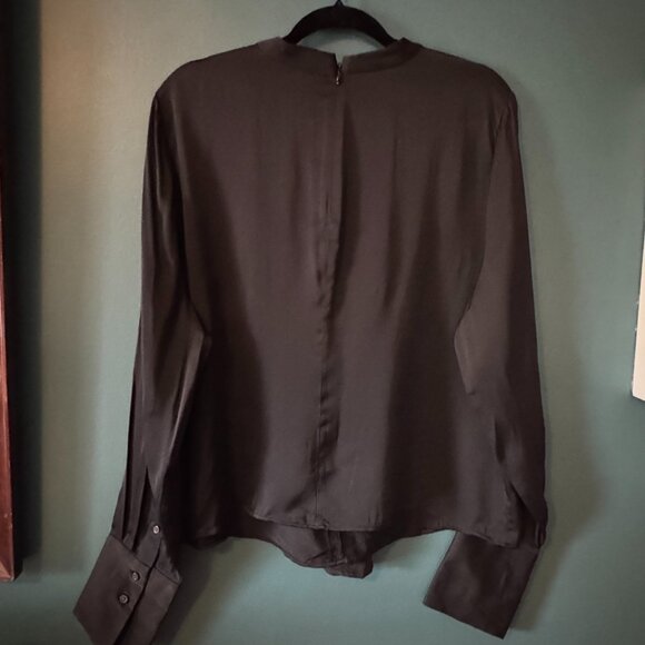 ✨J.Crew Satin Drape Top - size 16 ✨ -0067 - Picture 4 of 6